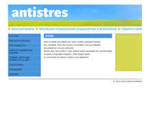 Tablet Screenshot of antistres.sk